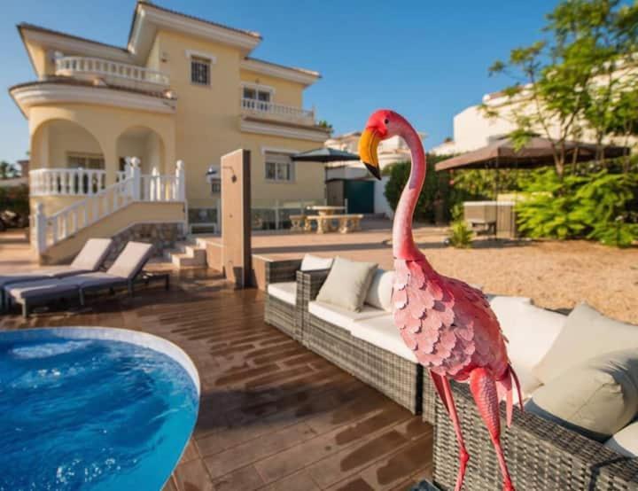 Luxury Private Villa Casa Jojo Own Pool & Hot Tub Ciudad Quesada Eksteriør billede