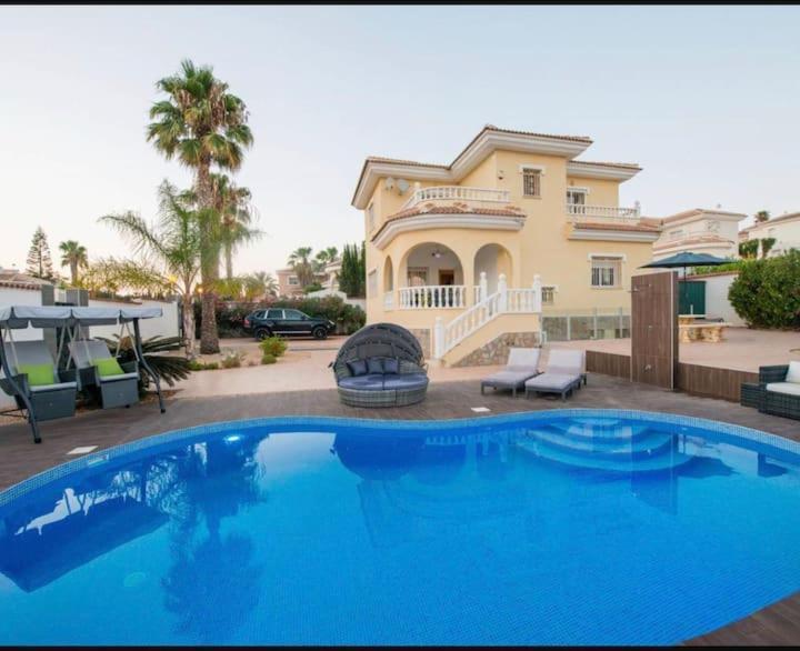 Luxury Private Villa Casa Jojo Own Pool & Hot Tub Ciudad Quesada Eksteriør billede